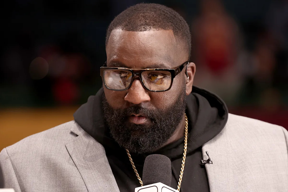 Kendrick Perkins held back after heated altercation at son's AAU Matchup