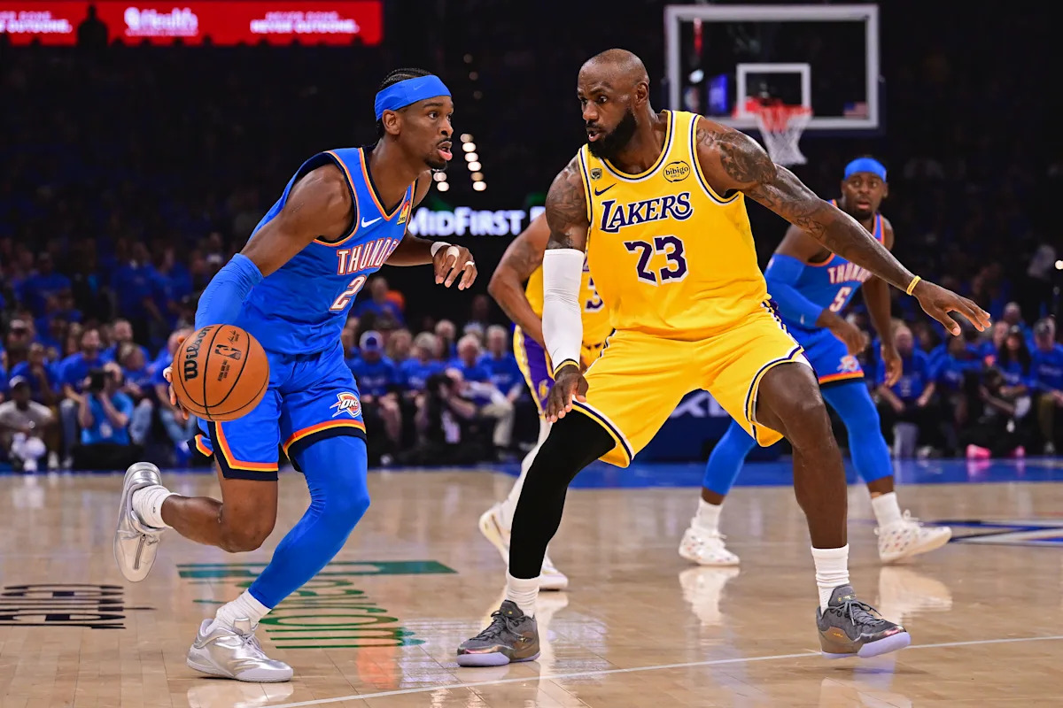 Thunder roll to dominant win Spanning LeBron James, Lakers to grab 1-0 lead making waves