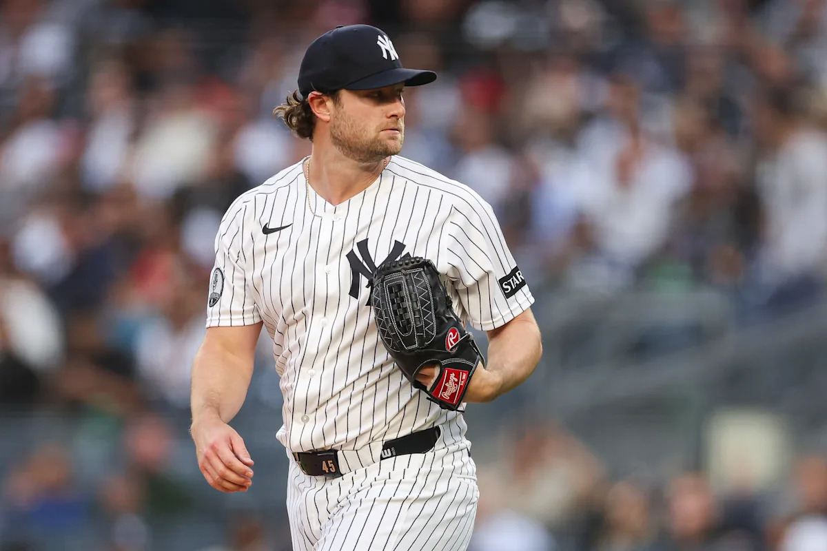 Yankees ace Gerrit Cole makes season debut with 6 scoreless innings in 4- 2 loss to Rays hits headlines