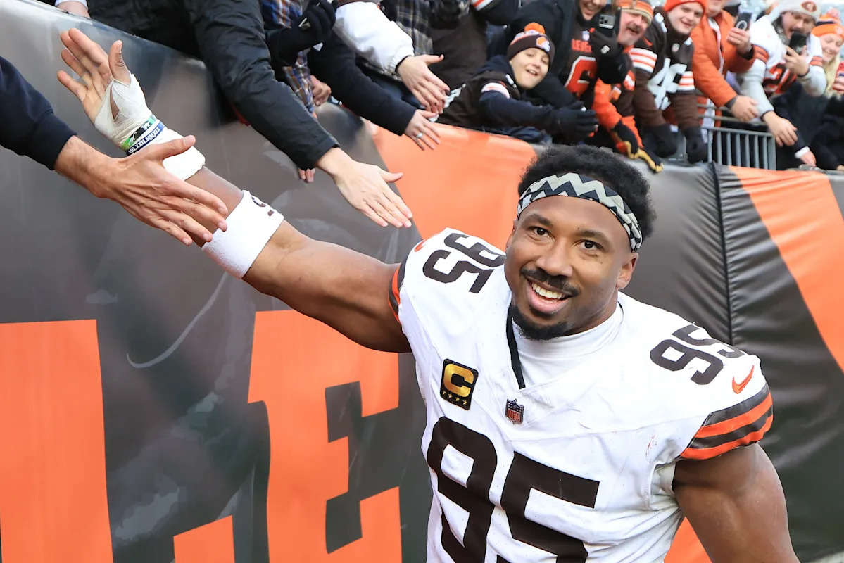Browns reportedly trading DPOY Myles Garrett to Rams creates buzz