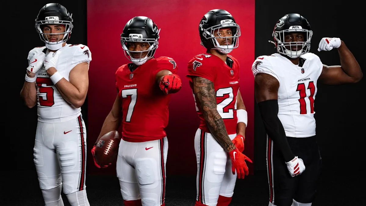 Falcons revert to red as primary home color in latest uniform redesign hits headlines
