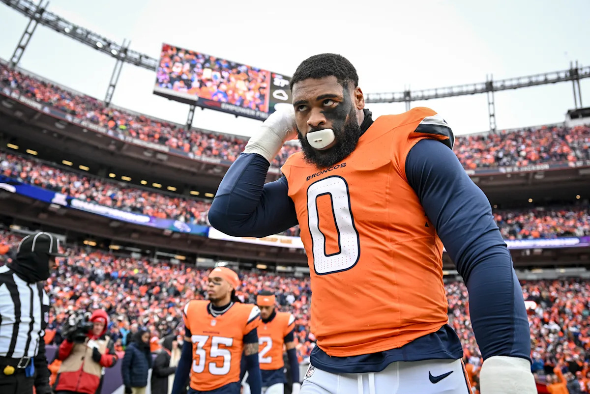 Broncos LB Jonathon Cooper pleads not guilty to misdemeanor domestic violence charge observed today