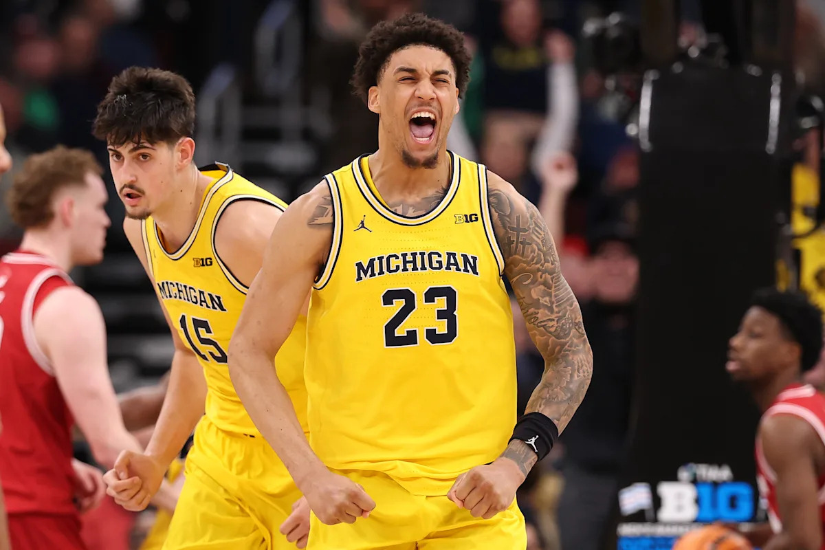 Michigan beats Wisconsin on last-second 3- pointer to advance to Massive Ten final hits headlines
